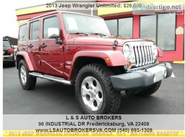 2013 JEEP WRANGLER UNLIMITED SAHARA4X4HEATED SEATSAUTOMATIC