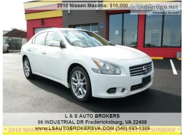 2010 NISSAN MAXIMA 3.5 SVNAVIGATIONLEATHE RSUNROOF