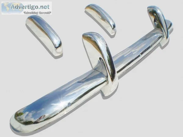 Triumph TR3A Bumper 53-61 in stainless steel