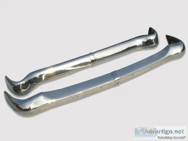 Opel Rekord P1 Bumper 57-60 in stainless steel