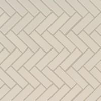 Almond Glossy Herringbone Mosaic