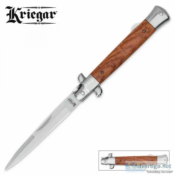 German rosewood stiletto folder 5