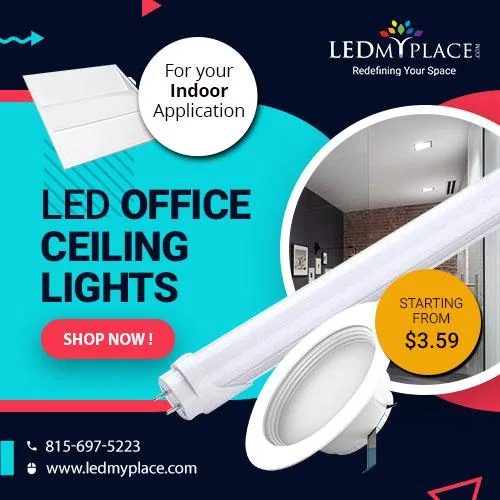 Boost Your Employees With LED Office Ceiling Lights