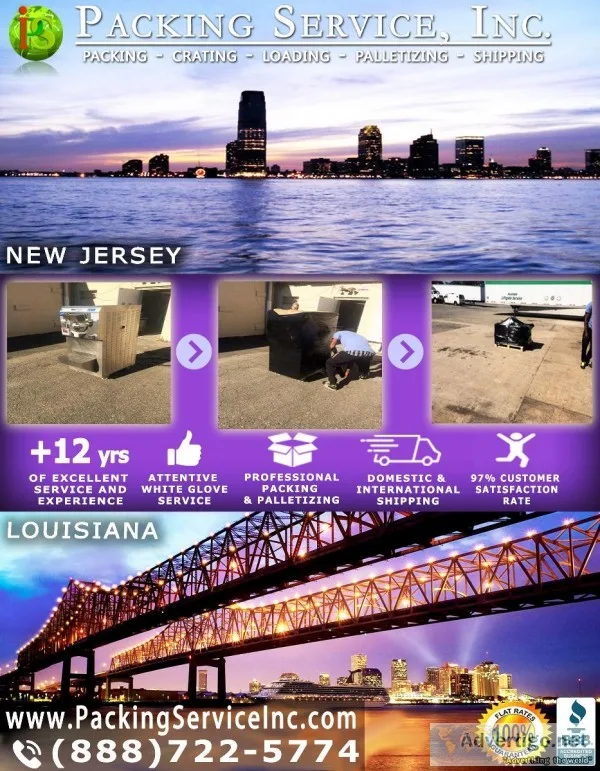 Baton Rouge LA - Packing and Crating Pack and Palletize - Packin
