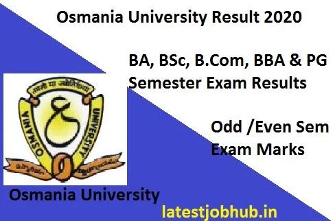 Osmania University Result 2020