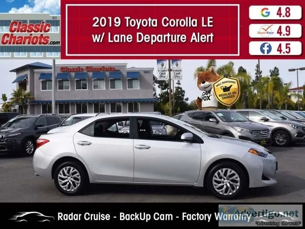 Used 2019 Toyota Corolla LE for Sale in San Diego - 20891r