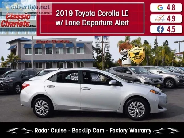 Used 2019 Toyota Corolla LE for Sale in San Diego - 20891r