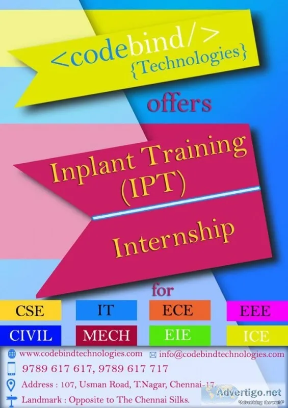 internship in coimbatore