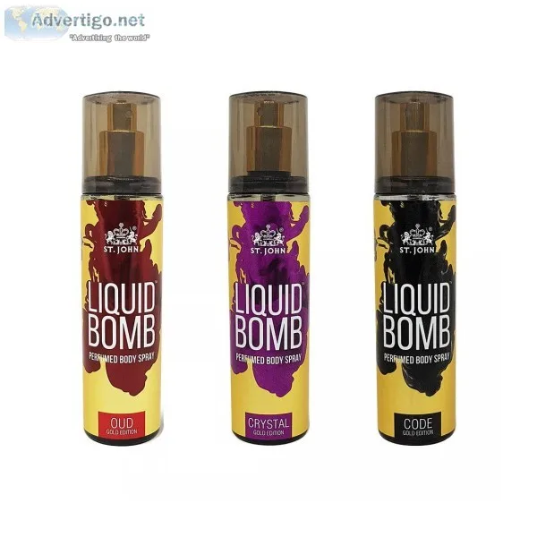 St. John Liquid Bomb Perfumed Body Spray for men and women - Vi-