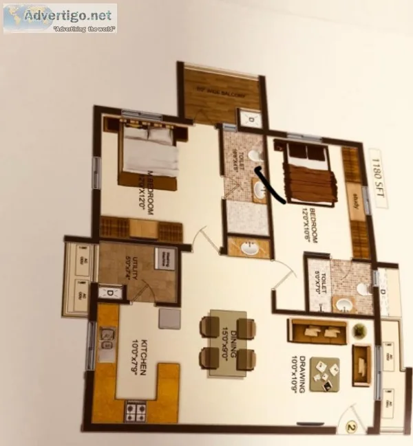 FLAT FOR SALE AT NARSINGI