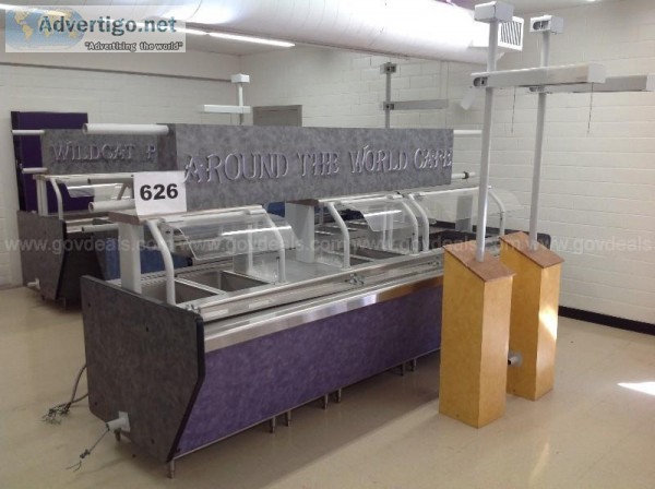 Food serving line.