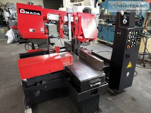 AMADA HKA-400 Fully Automatic Horizontal Bandsaw w Mitering 12.5