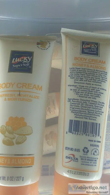 Honey body cream lot