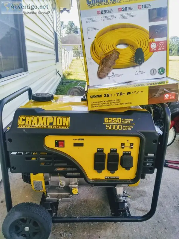 Champion 62505000 Generato wGenerator Cable
