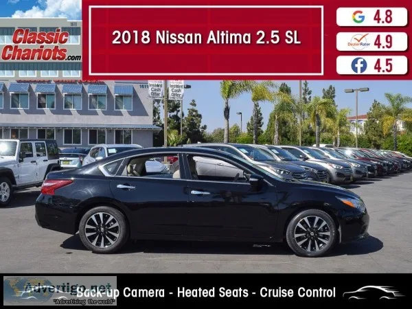 Used 2018 NISSAN ALTIMA 2.5 SL for Sale in San Diego - 20620r