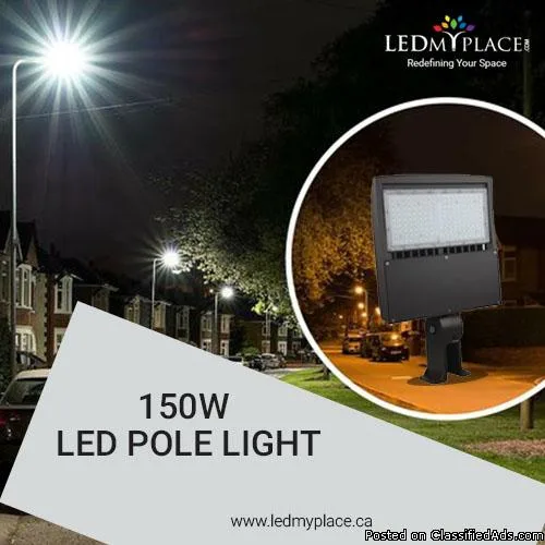 Illuminate Outdoor Spaces with Best Quality LED Pole Light 150 w