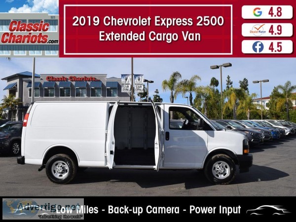 Used Express 2500 Extended Cargo Van for Sale in San Diego -