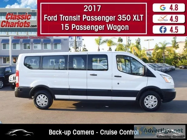 Used 2017 Ford Transit Passenger 350 XLT 15 Pass Wagon for Sale 