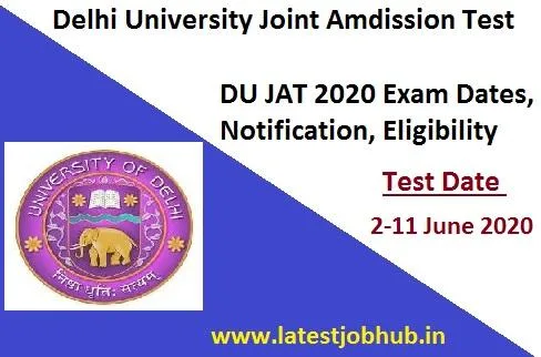 DU JAT Application Form 2020