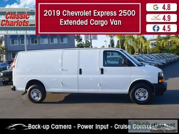 Used 2019 Chevrolet Express 2500 Extended Cargo Van for Sale in 