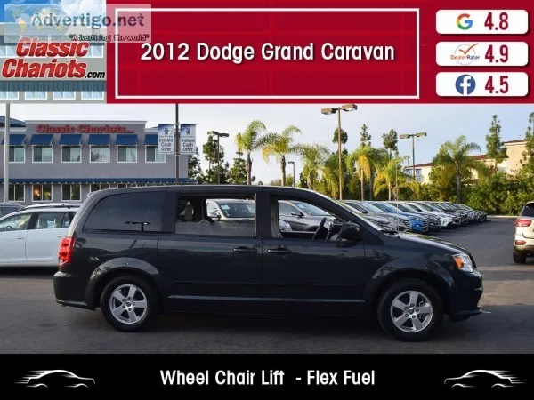 Used 2012 Dodge Grand Caravan SXT W Power Chair Lift for Sale in