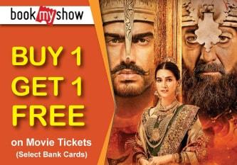 BookMyShow  Buy One Get One Free offer on Panipat - OyeOffers