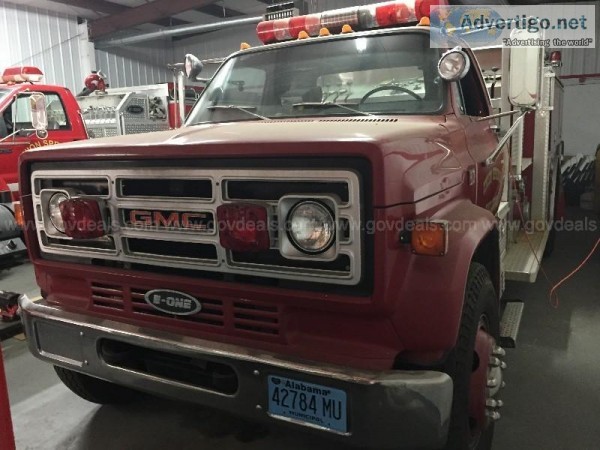 1990 GMC C7D042 Fire Truck