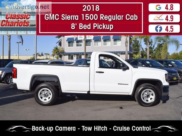 Used 2018 GMC Sierra 1500 Regular Cab 8  Bed Pickup for Sale in 