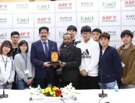 Students Delegation From Japan Visited Marwah Studios