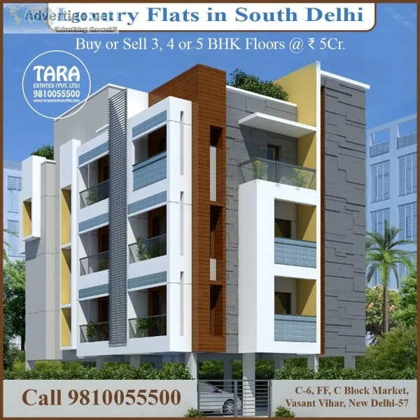 4 bhk New builder floor in shanti niketan delhi