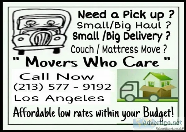 Pick Up Delivery within your Budget
