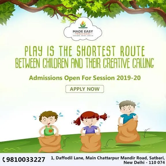 Best Daycare School in South Delhi  MADE EASY PRESCHOOL