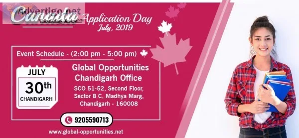 Register for Canada Application Day 2019 - Chandigarh