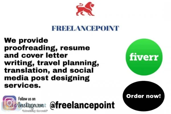 Proofreading resume and cover letter writing travel planning vir