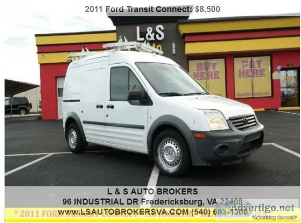 2011 FORD TRANSIT CONNECT CARGOAUTOMATICRE ADY TO WORK