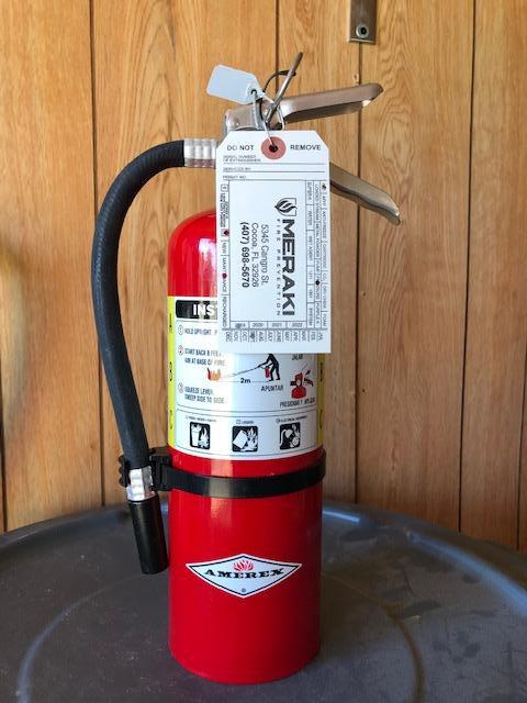 Fire Extinguishers and Fire Systems Tagged and Certified