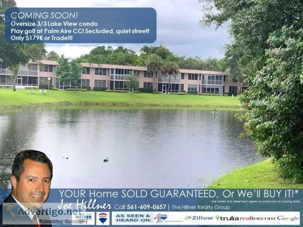 COMING SOON Oversize 33 Lake View Condo