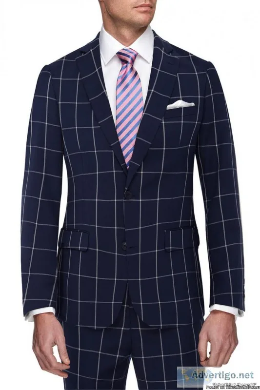 Slim Fit Single vent Two button mens suits