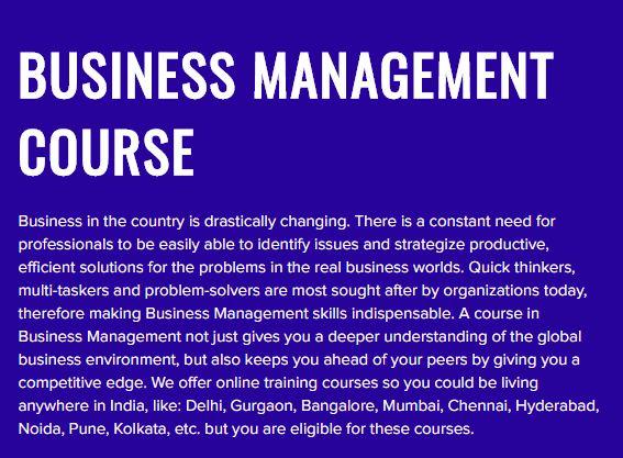 Online Business Degree