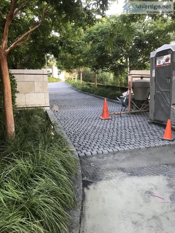 Custom Granite Pavers