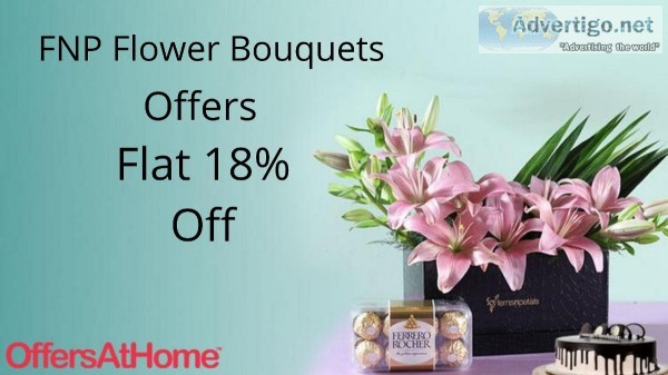 Flat 18% Off On Flower Bouquets At FNP Singapore