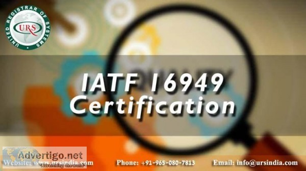 IATF 16949 Certification in Mumbai for Automotive Industry