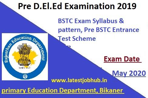 Rajasthan BSTC Syllabus 2020