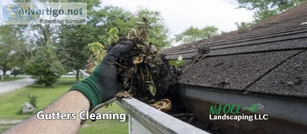 Gutters cleaning
