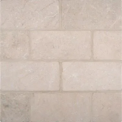 Crema Marfil 3X6 Subway Tumbled
