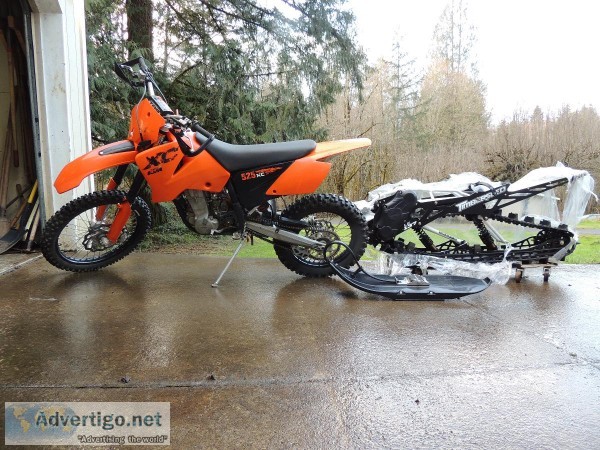 2007 KTM 525XC WITH TIMBERSLED ATTACHMENT