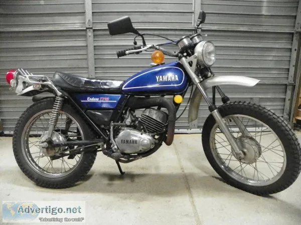 1974 yamaha 175 enduro barn find