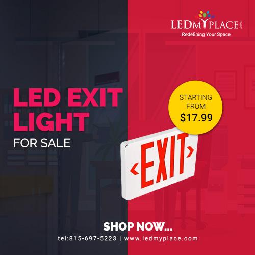 Make Your Hospitals Secure Place By LED Exit Sign