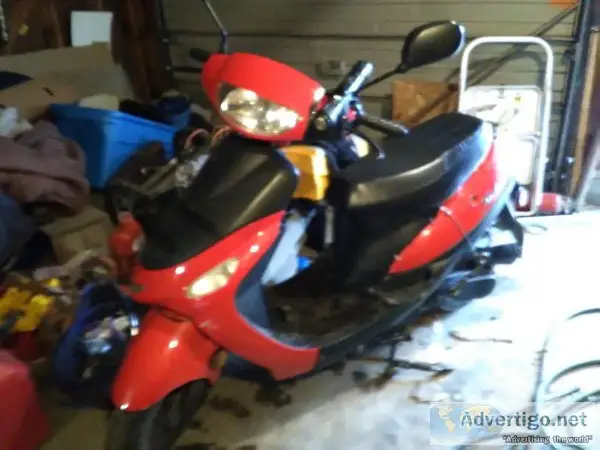 Have a good rebuilt scooter 49cc everything works great starts f