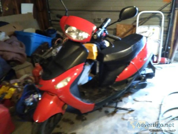 Have a good rebuilt scooter 49cc everything works great starts f